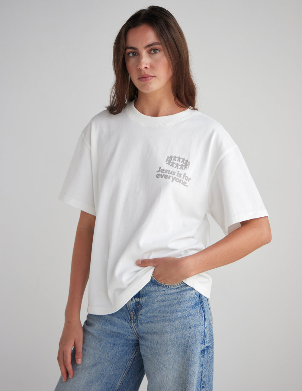 Jesus Is for Everyone Heavyweight Tee – Christian T-Shirt