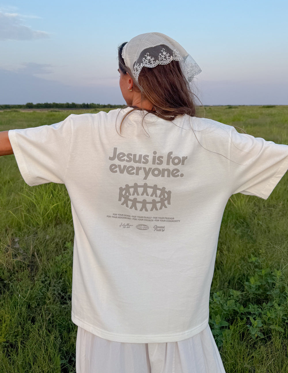 Jesus Is for Everyone Heavyweight Tee – Christian T-Shirt