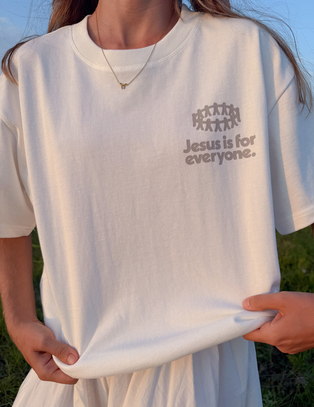 Jesus Is for Everyone Heavyweight Tee – Christian T-Shirt