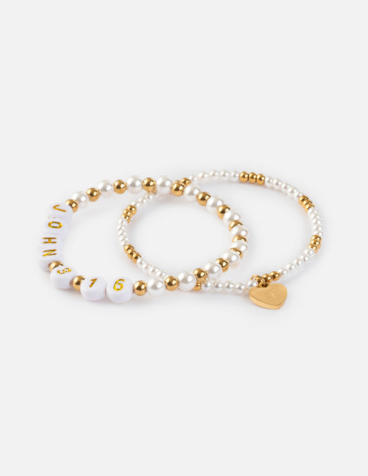 John 3:16 Bracelet Pack – Christian Letter Bracelet