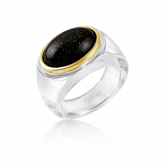 Katy Acrylic Ring - Clear — Soul Flow Apparel