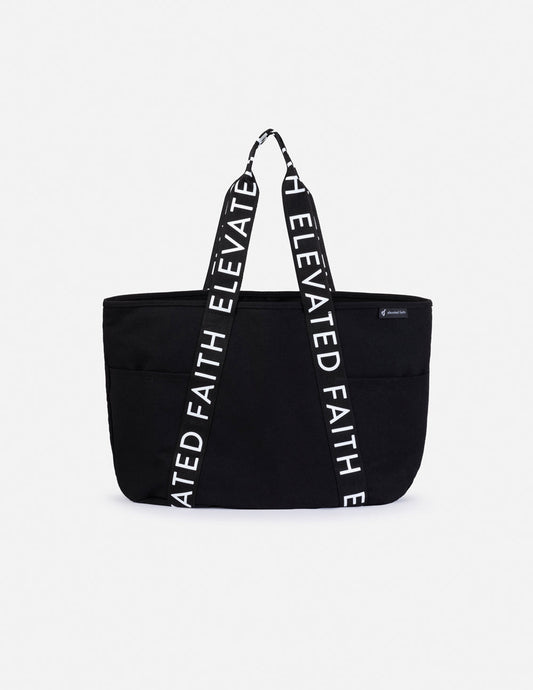 The Large Everyday Black Tote – Christian Tote Bag