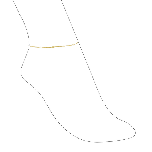 Jocelyn Anklet in instagrampost square, view 5 — Soul Flow Apparel