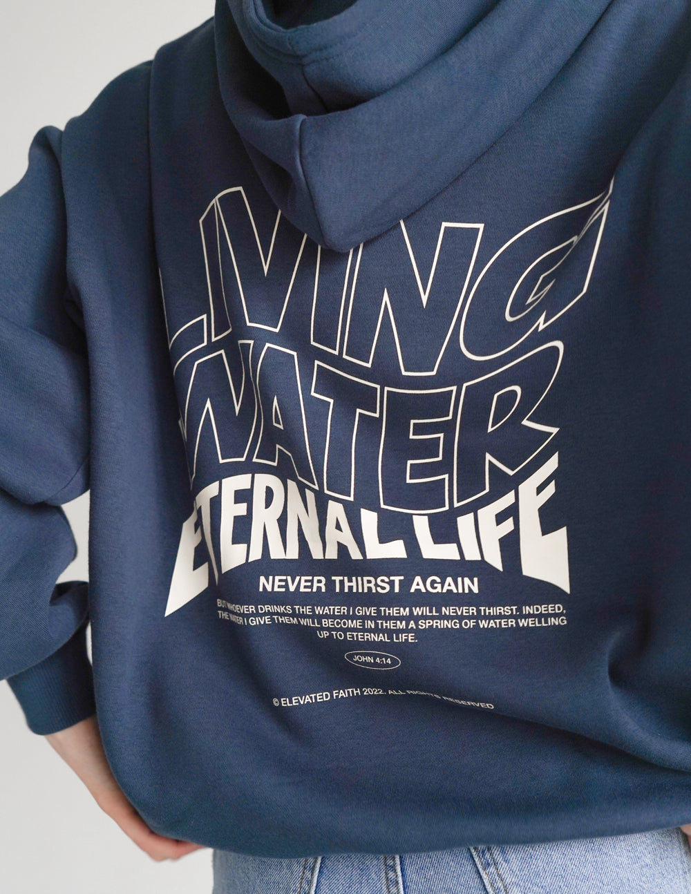 Living Water Unisex Hoodie – Christian Hoodie