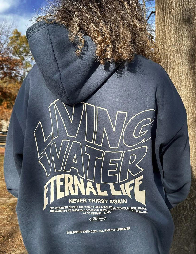 Living Water Unisex Hoodie – Christian Hoodie