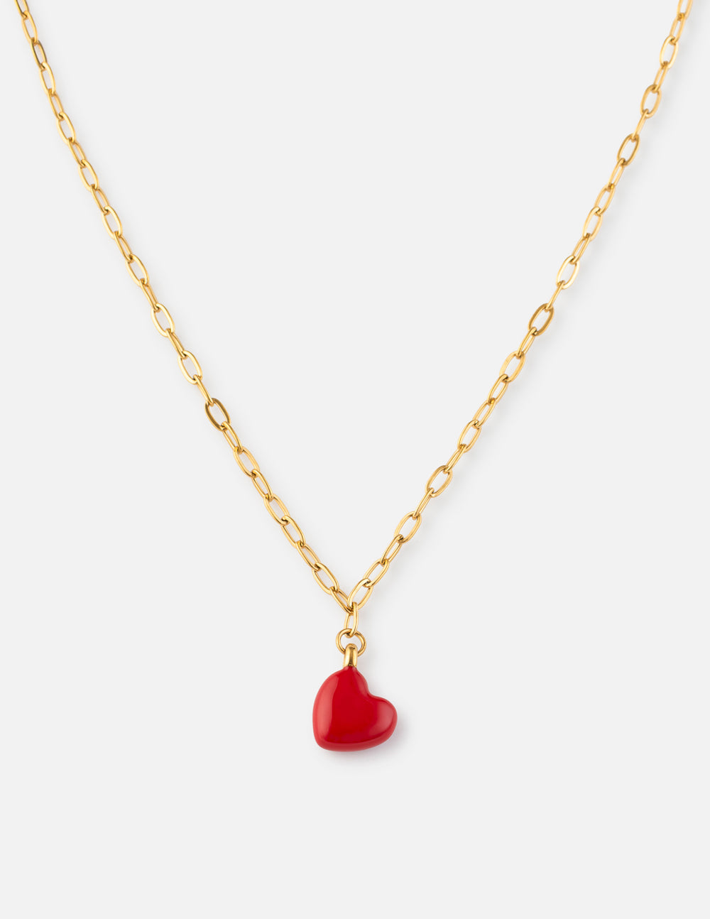 Love Paperclip Chain Necklace – Christian Necklace