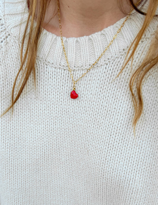 Love Paperclip Chain Necklace – Christian Necklace