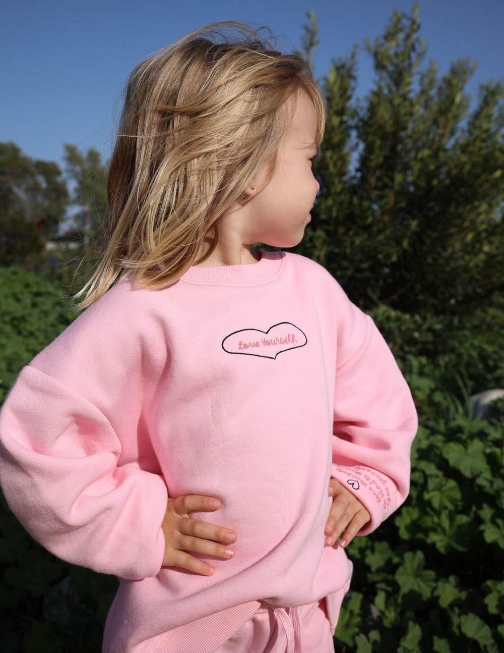 Love Yourself Kids Crewneck – Christian Kids Crewneck