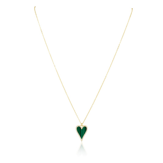 Lucy Cz Heart Necklace — Soul Flow Apparel