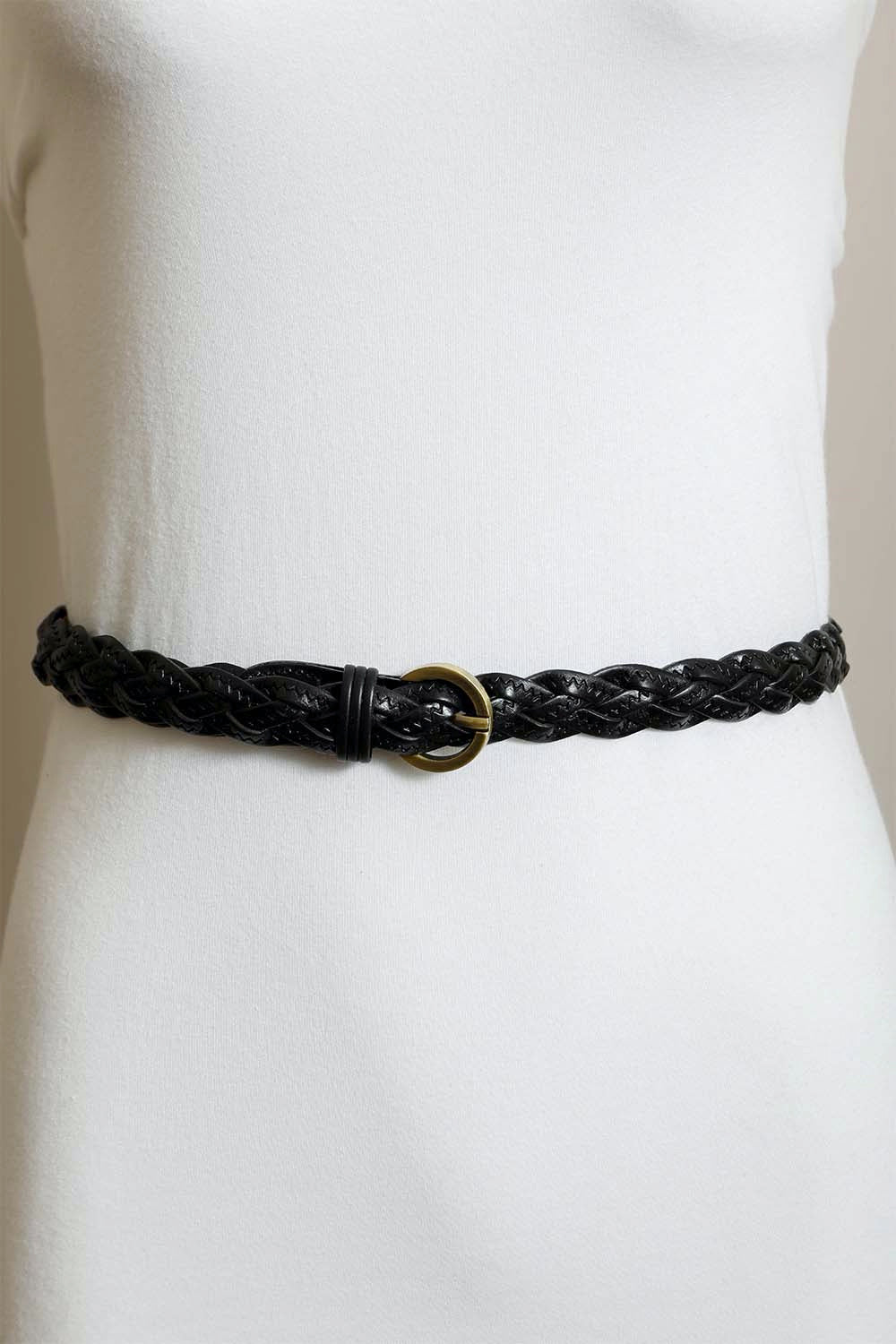 Classic Braided Leather Belt – Timeless Style for Every Outfit 🤎⛓️ Leto Collection