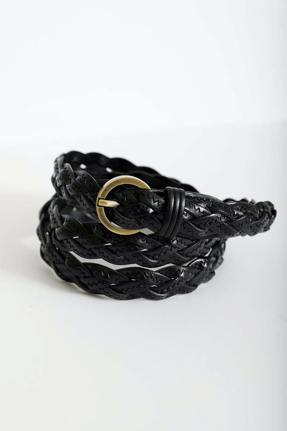 Classic Braided Leather Belt – Timeless Style for Every Outfit 🤎⛓️ Leto Collection