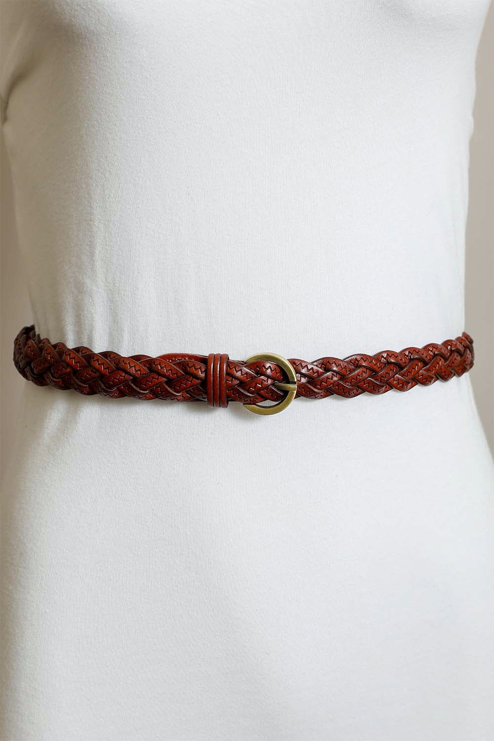 Classic Braided Leather Belt – Timeless Style for Every Outfit 🤎⛓️ Leto Collection