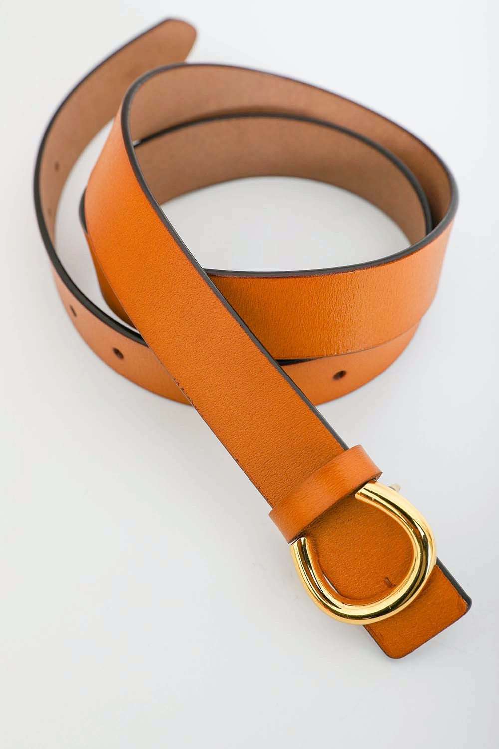 Minimalist Gold Horseshoe Belt Leto Collection