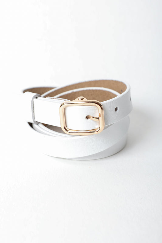 Versatile Skinny Leather Belt – Perfect for Any Outfit 💫 Leto Collection