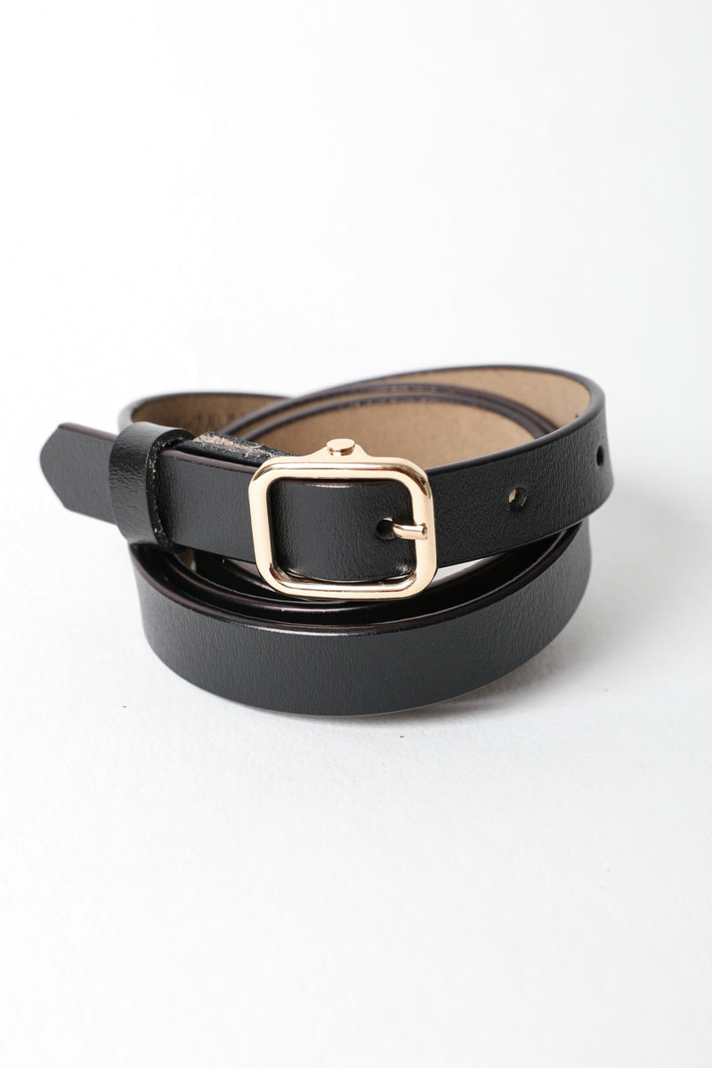 Versatile Skinny Leather Belt – Perfect for Any Outfit 💫 Leto Collection
