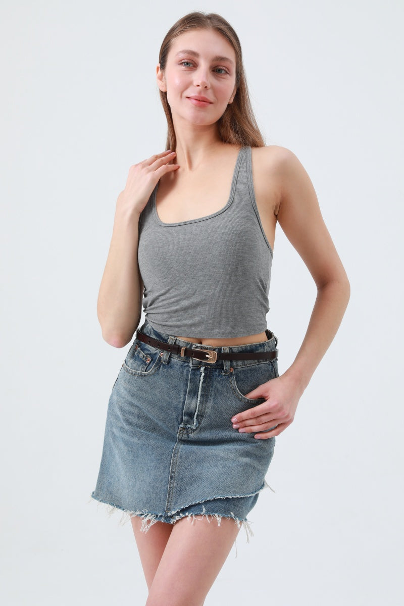The Everyday Essential: Premium Skinny Leather Belt Leto Collection