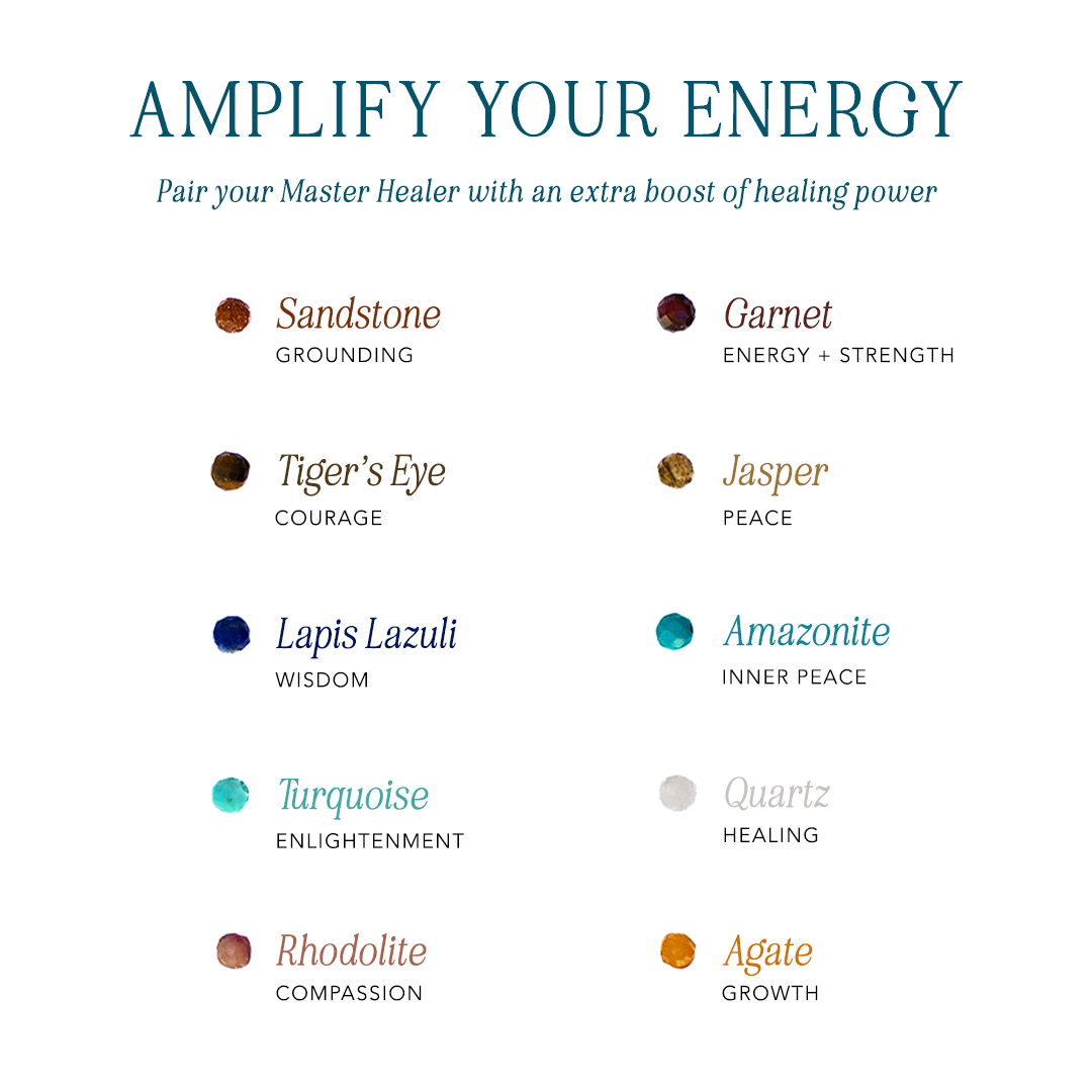 Master Healer 2mm Layered Healing Bracelet, view 2 — Soul Flow Apparel