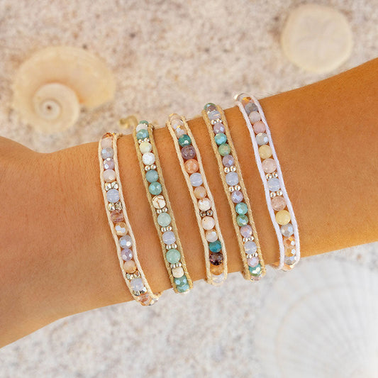Celestial Bodies Bracelet, view 4 — Soul Flow Apparel