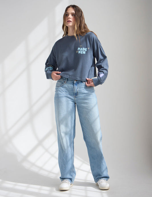 Made New Cropped LS Women's Tee – Christian T-Shirt