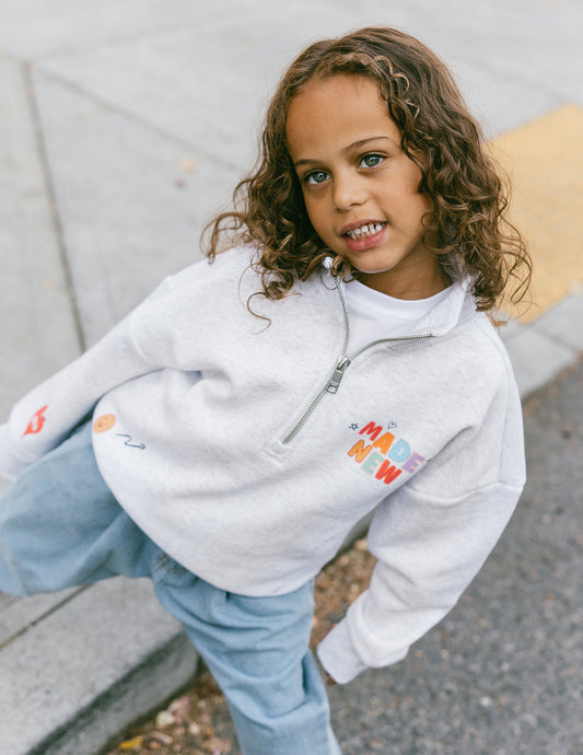 Made New Kids Half-Zip – Christian Kids Jacket