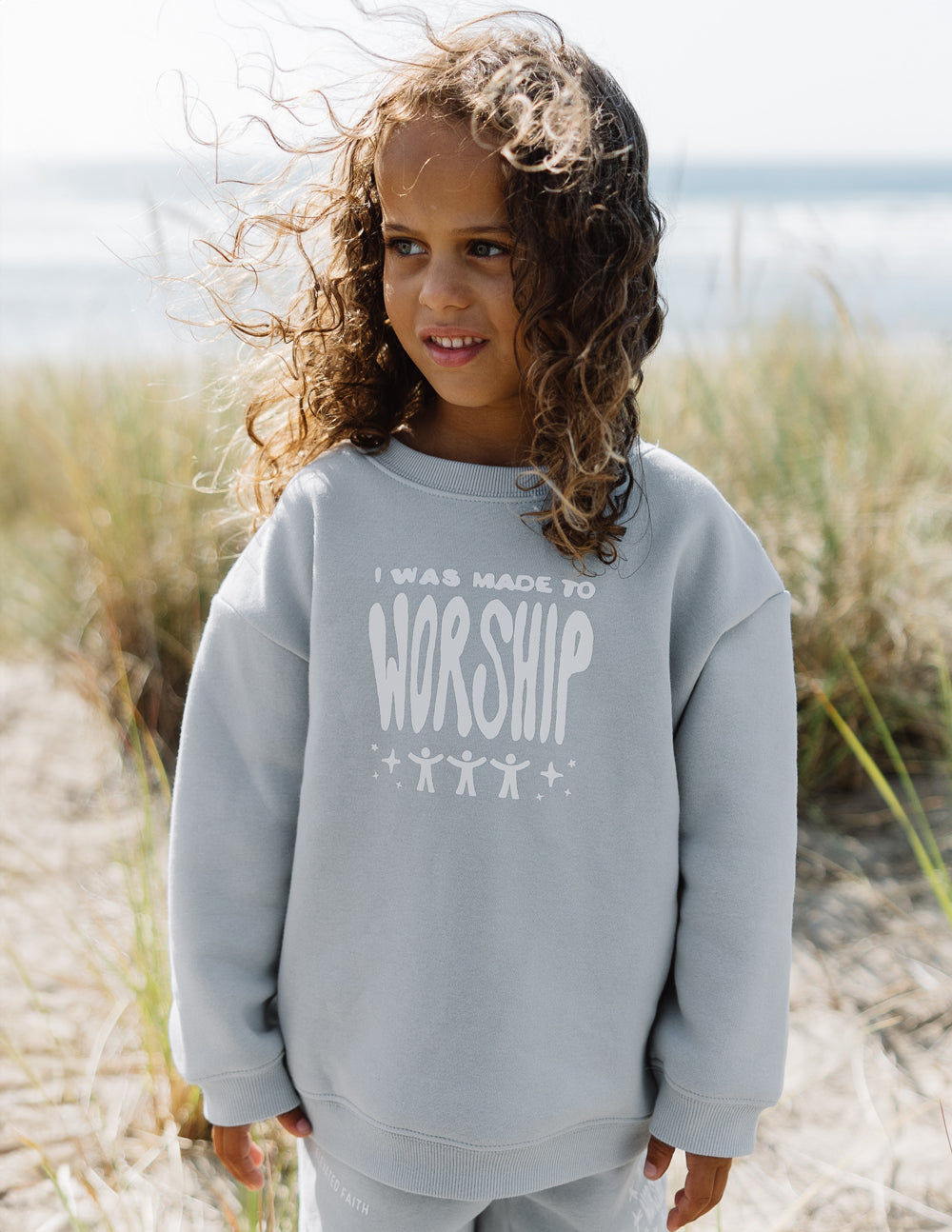 Made To Worship Kids Crewneck – Christian Kids Crewneck