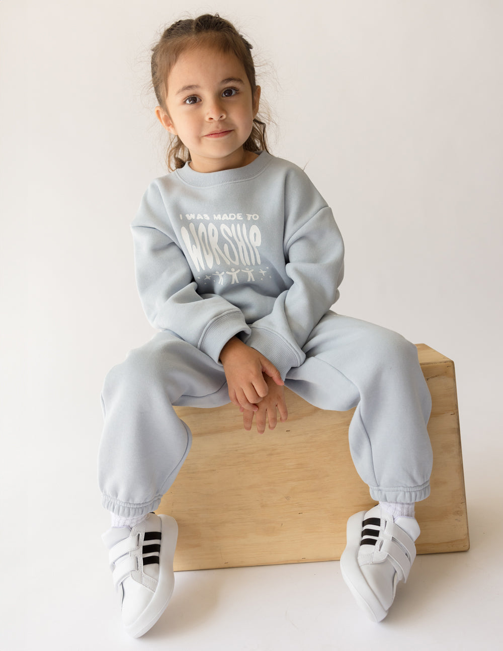 Made To Worship Kids Crewneck – Christian Kids Crewneck