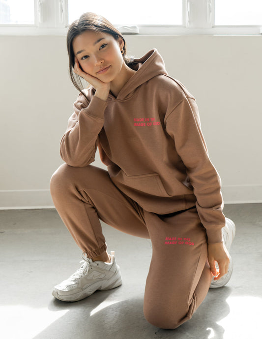 Made in the Image of God Brown Unisex Sweatpant – Christian Sweatpant