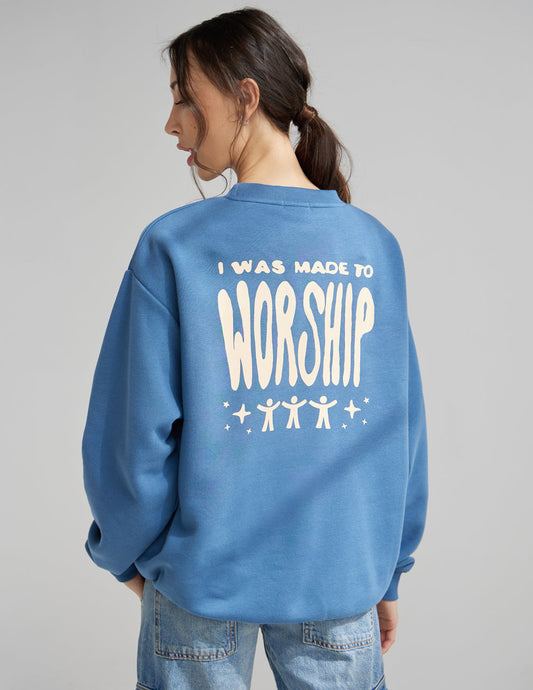 Made to Worship Unisex Crewneck – Christian Crewneck