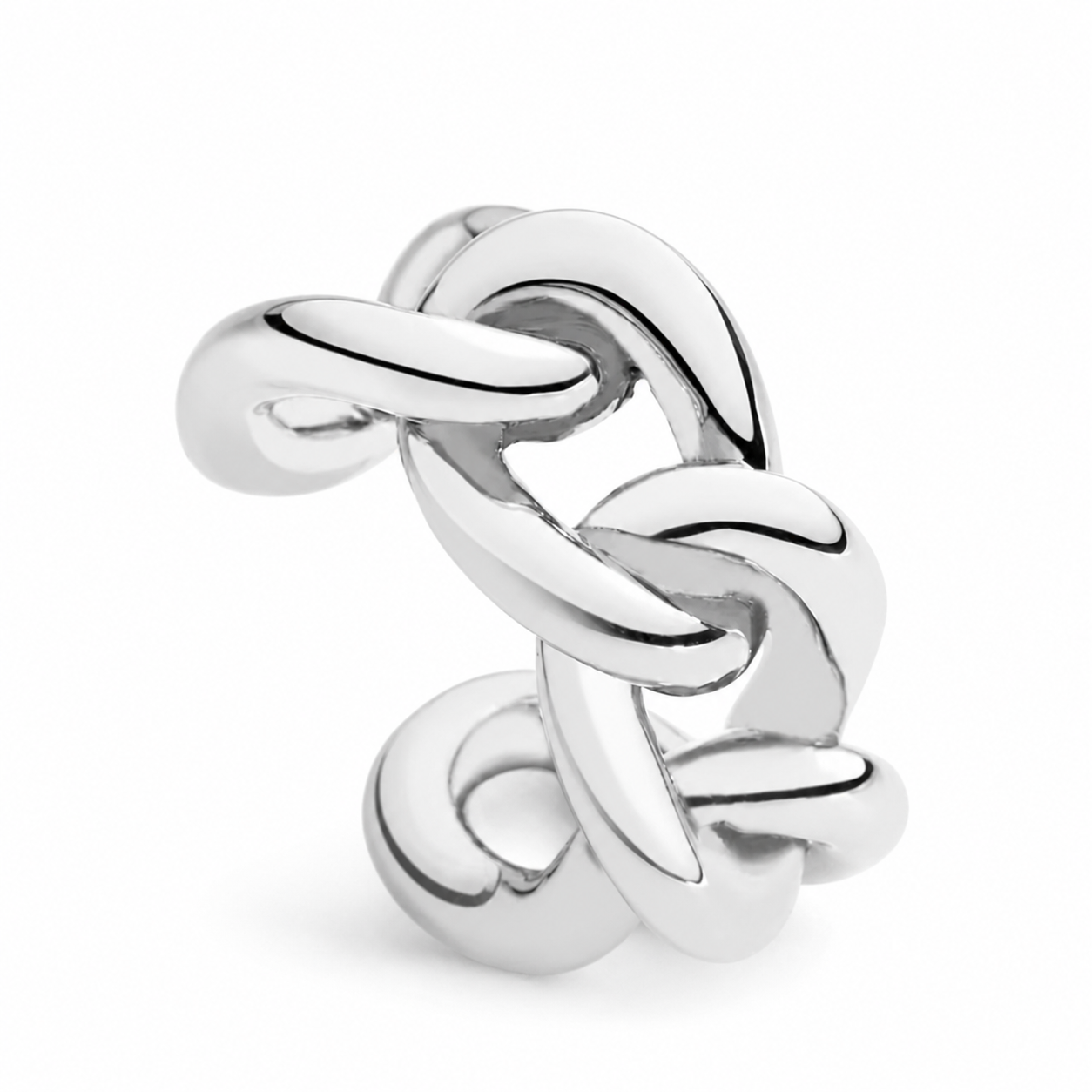 Mira Chain Ring in silveer — Soul Flow Apparel