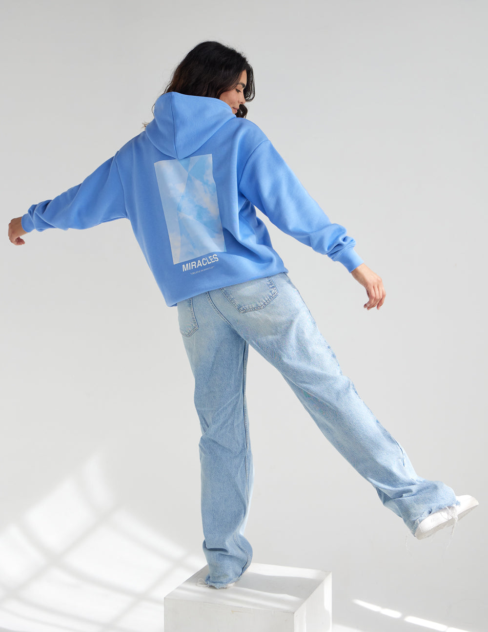 Miracles Blue Unisex Hoodie – Christian Hoodie