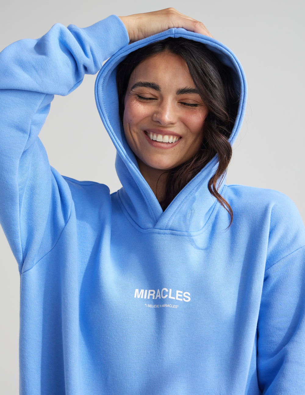 Miracles Blue Unisex Hoodie – Christian Hoodie