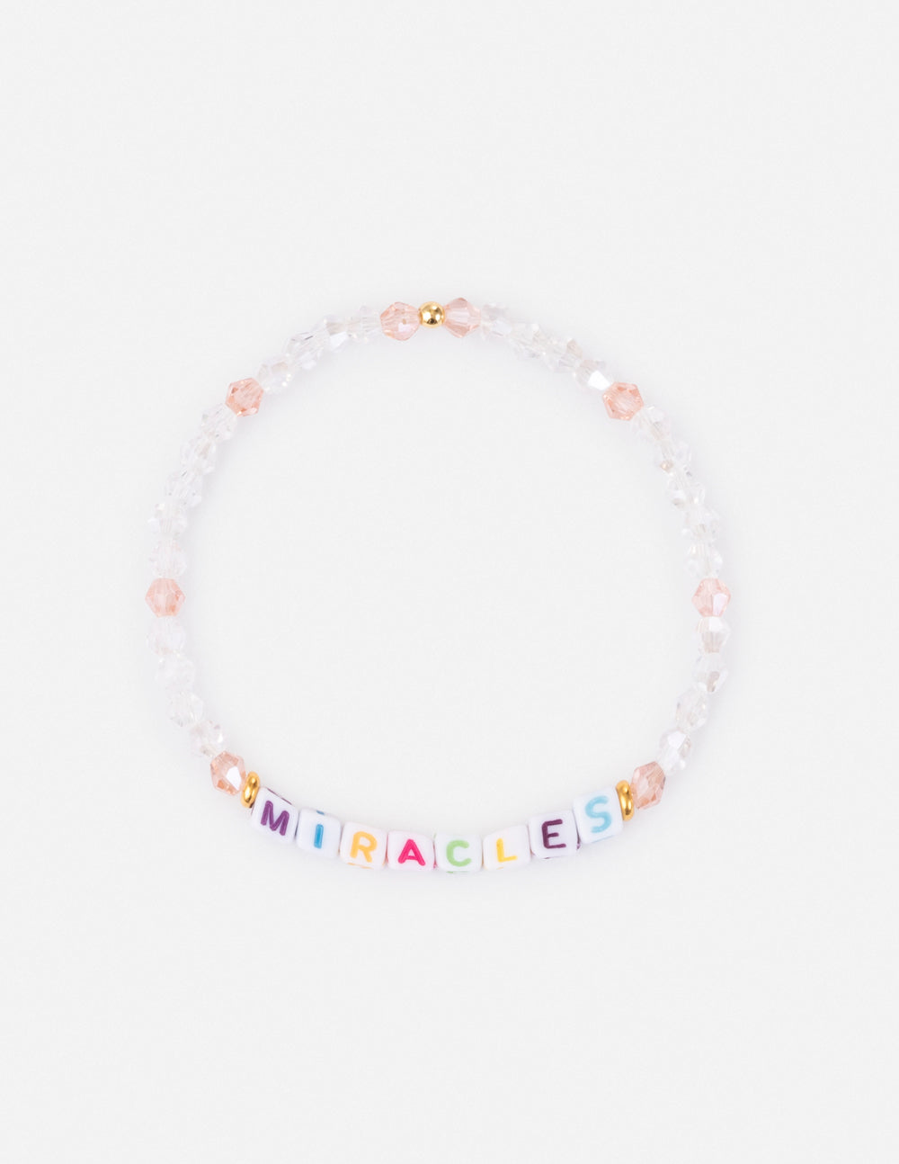Miracles Letter Bracelet – Christian Letter Bracelet