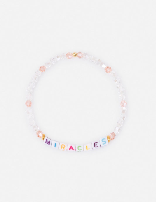 Miracles Letter Bracelet – Christian Letter Bracelet