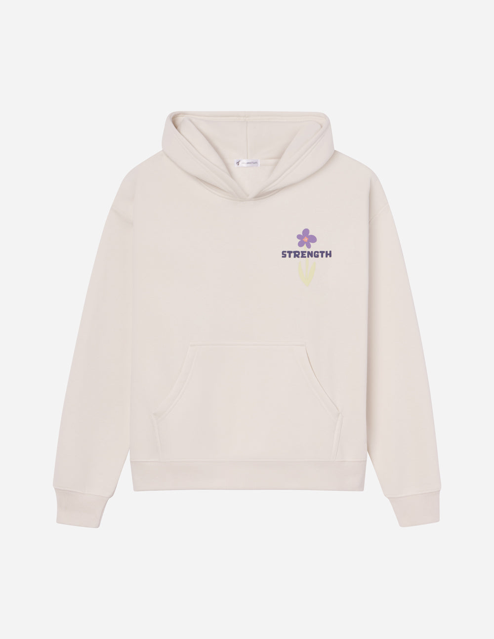 My Strength Floral Unisex Hoodie – Christian Hoodie