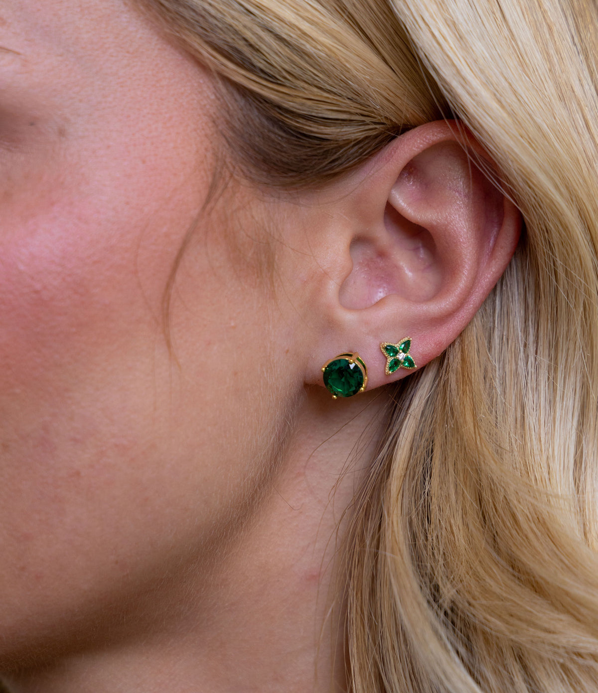 Incanto Studs Emerald — Soul Flow Apparel