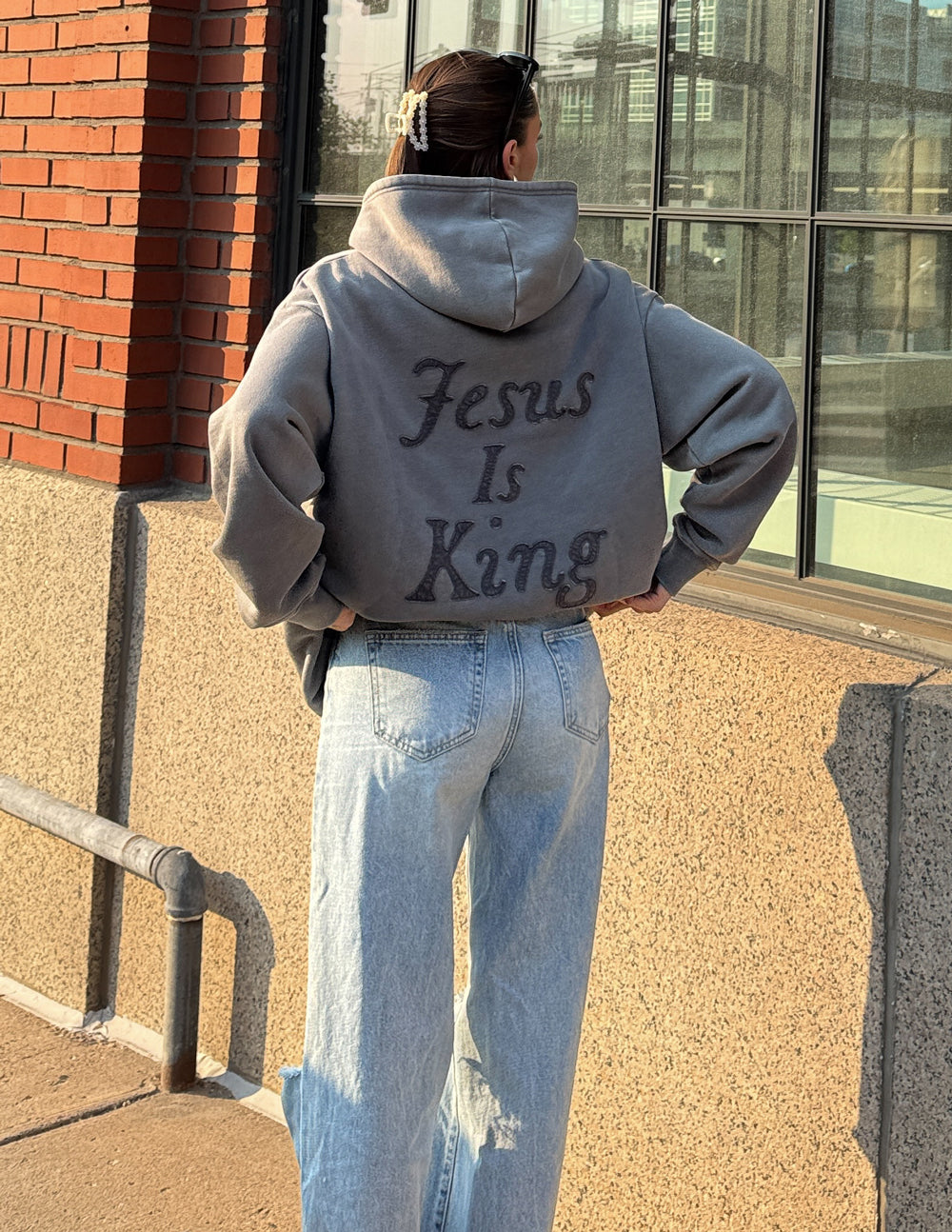 Not Sorry Jesus Is King Unisex Hoodie – Christian Hoodie