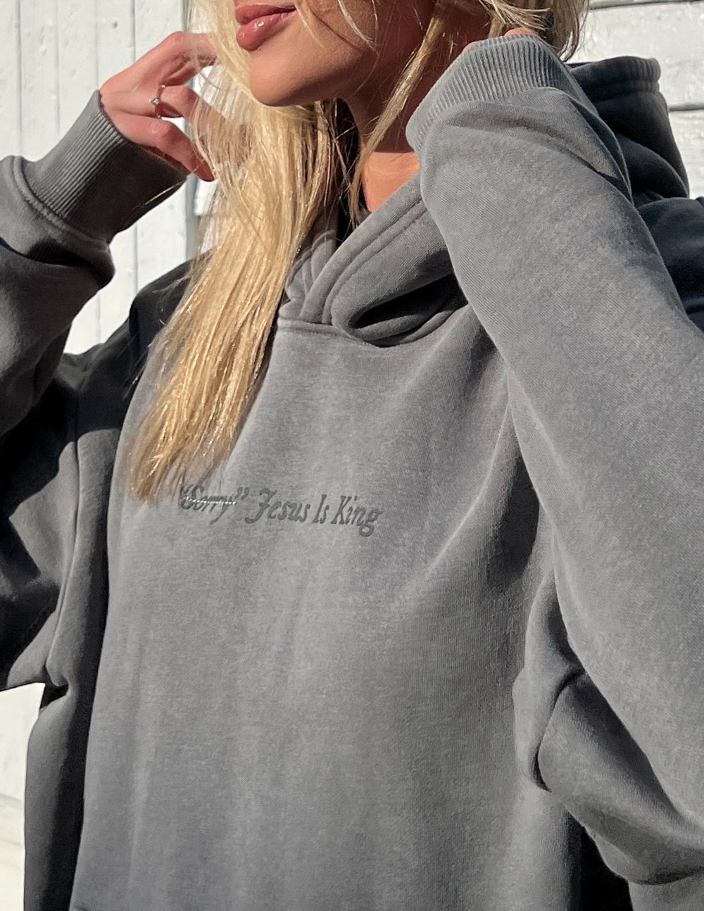 Not Sorry Jesus Is King Unisex Hoodie – Christian Hoodie