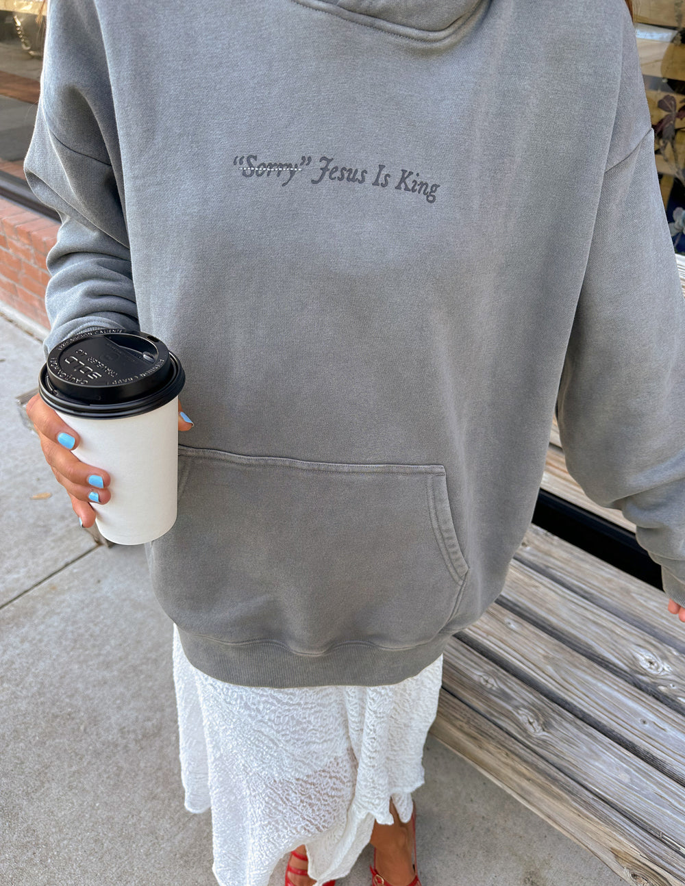 Not Sorry Jesus Is King Unisex Hoodie – Christian Hoodie