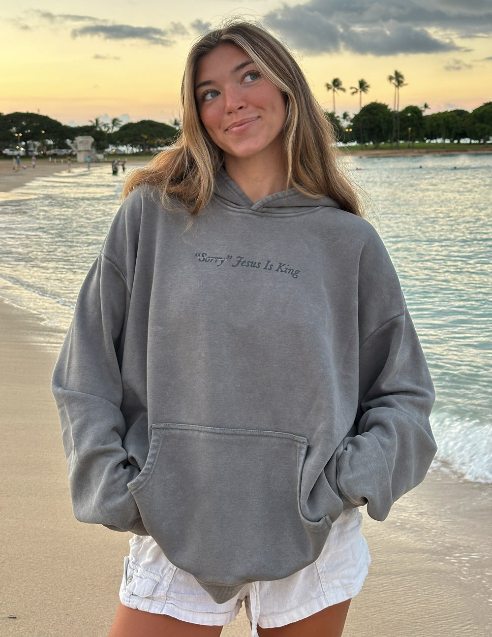 Not Sorry Jesus Is King Unisex Hoodie – Christian Hoodie