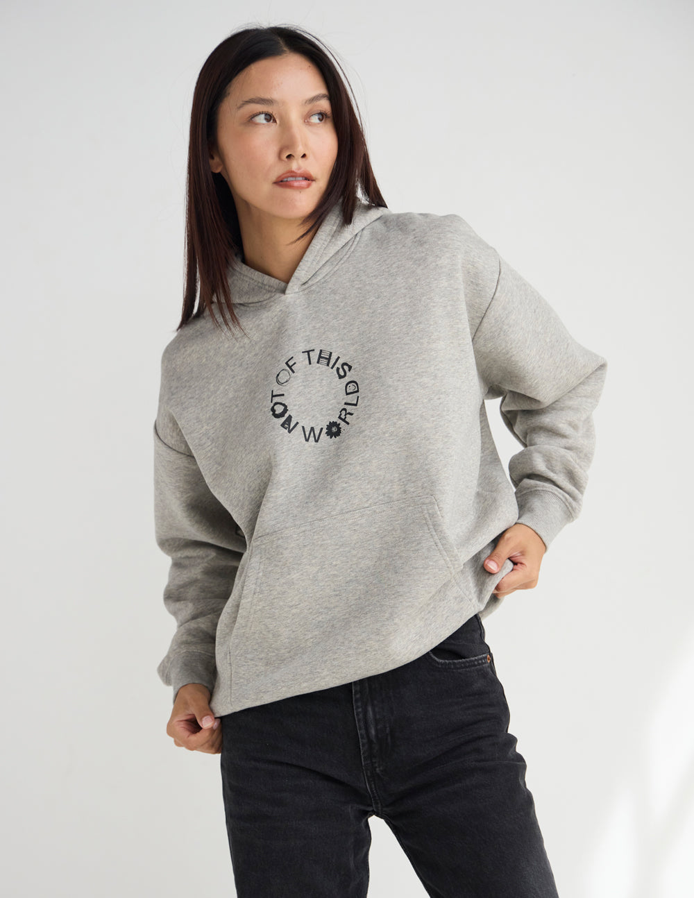 Not of This World Beige Unisex Hoodie – Christian Hoodie