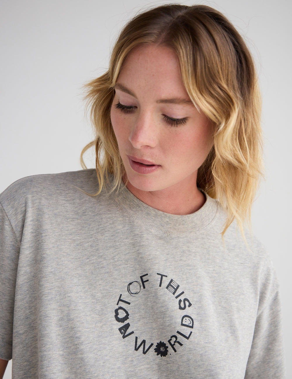 Not of This World Beige Unisex Tee – Christian T-Shirt