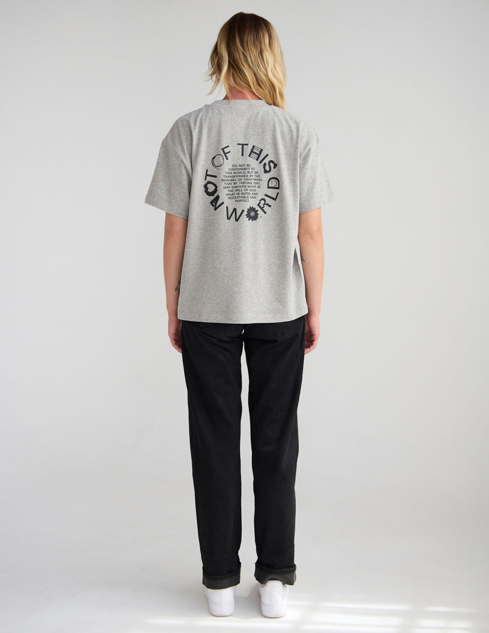 Not of This World Beige Unisex Tee – Christian T-Shirt