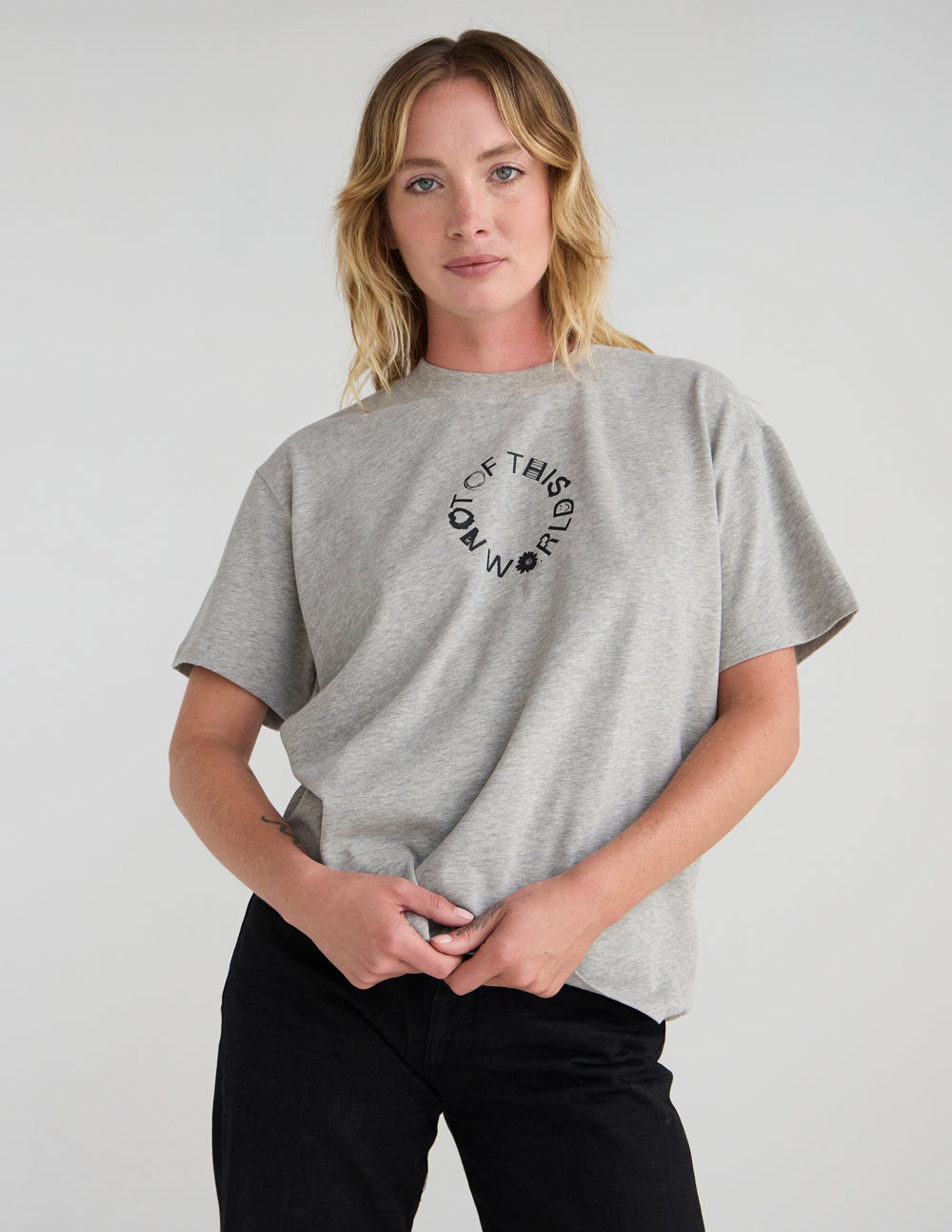 Not of This World Beige Unisex Tee – Christian T-Shirt