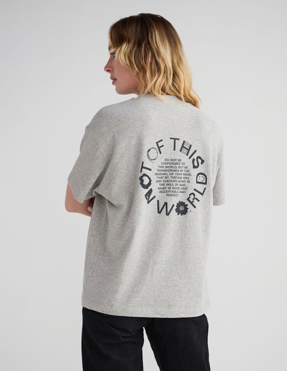 Not of This World Beige Unisex Tee – Christian T-Shirt
