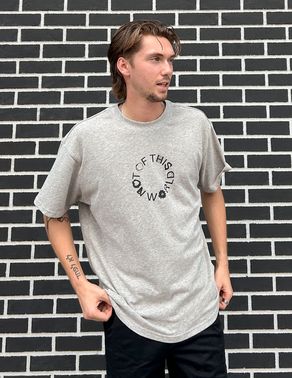 Not of This World Beige Unisex Tee – Christian T-Shirt