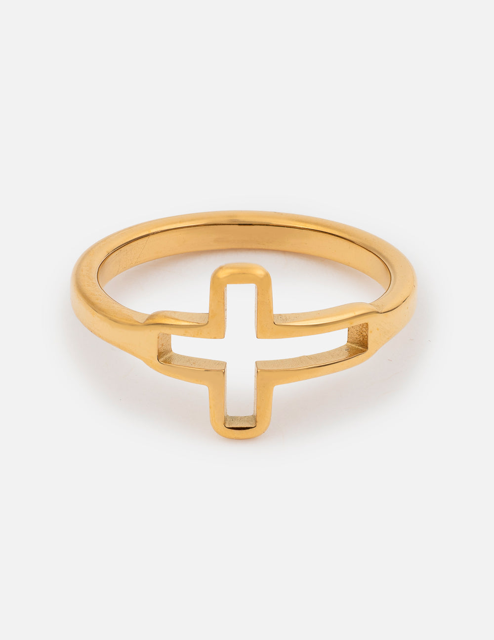 Open Cross Ring – Christian Ring