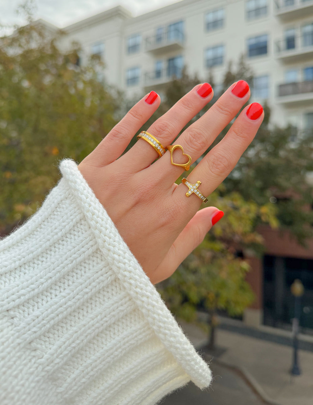 Open Heart Ring – Christian Ring