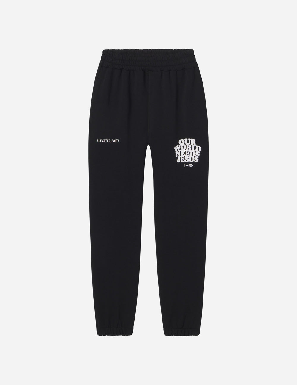 Our World Needs Jesus Black Unisex Sweatpant – Christian Sweatpant