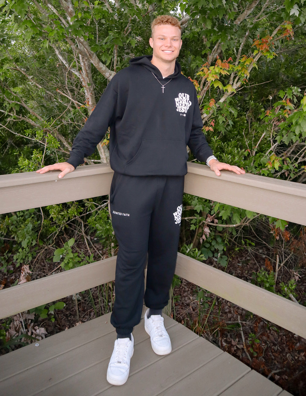 Our World Needs Jesus Black Unisex Sweatpant – Christian Sweatpant