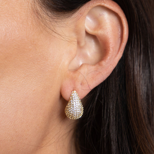 Celine Mini Cz Raindrop in shoot, view 15306 — Soul Flow Apparel
